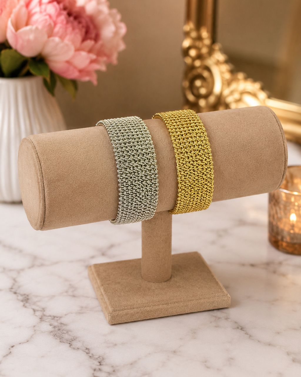 LUXE MESH CUFF BRACELET
